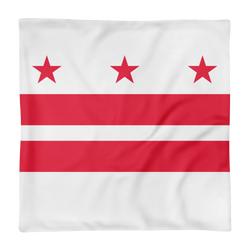 Square Pillow Case only - DC Flag