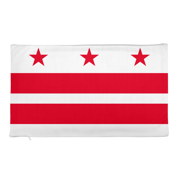 Rectangular Pillow Case only - DC Flag
