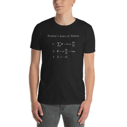 Short-Sleeve Unisex T-Shirt - Newtons Laws of Motion