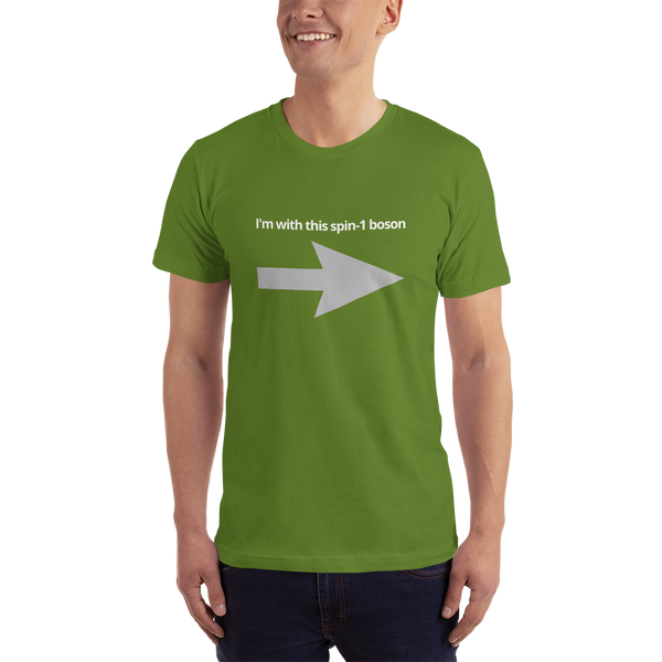 Short-Sleeve T-Shirt - Spin-1 boson satire