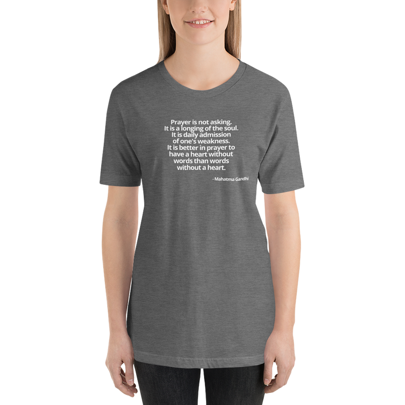 Short-Sleeve Unisex T-Shirt - Gandhi Quote 1