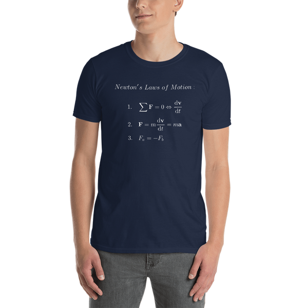 Short-Sleeve Unisex T-Shirt - Newtons Laws of Motion