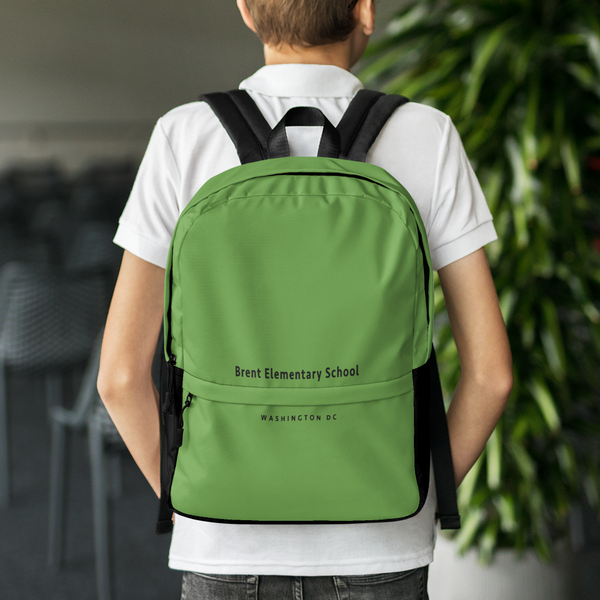 Backpack - Light Green, Brent Elementary School