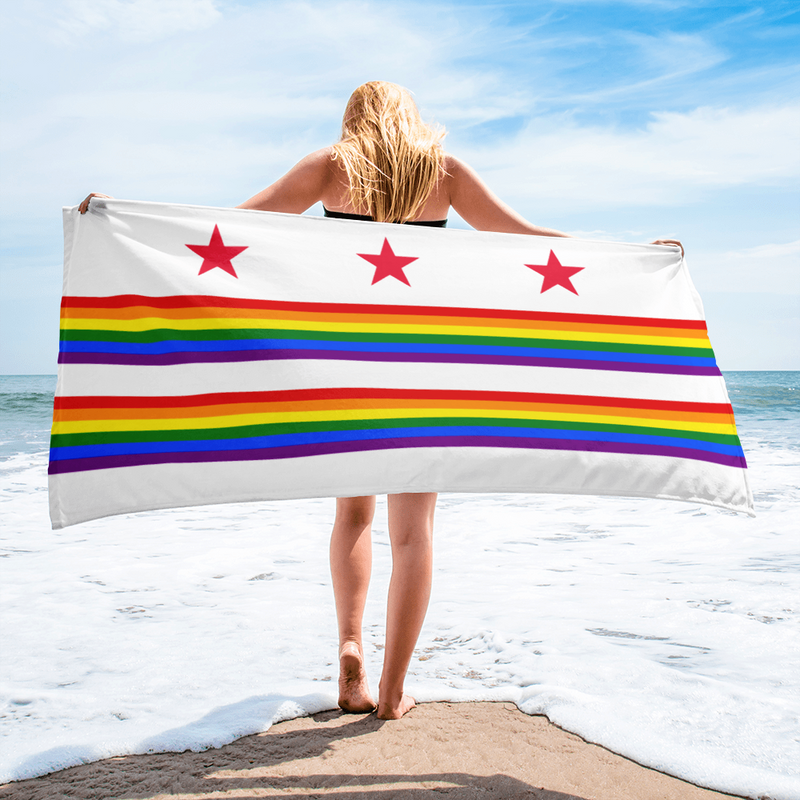 Towel - DC Flag, Rainbow